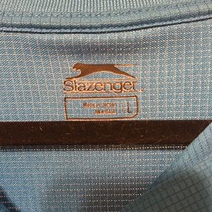 Slazenger men’s golf polo. Size large. Blue.